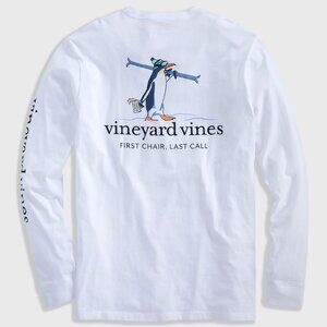 Vineyard Vines: First Chair Last Call Long-Sleeve Pocket Tee